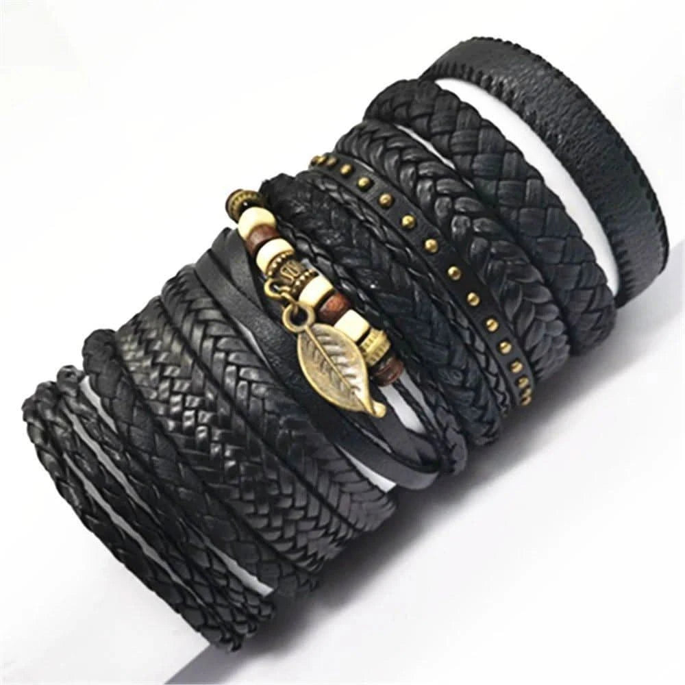 Black Wrap Bracelet.