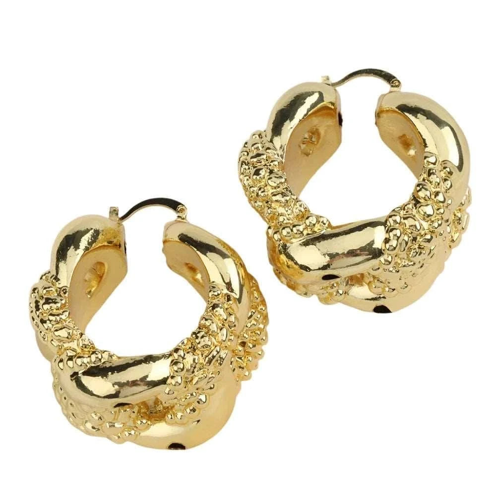 Dubai Earring - Elegant Light Gold | Eleworld store.