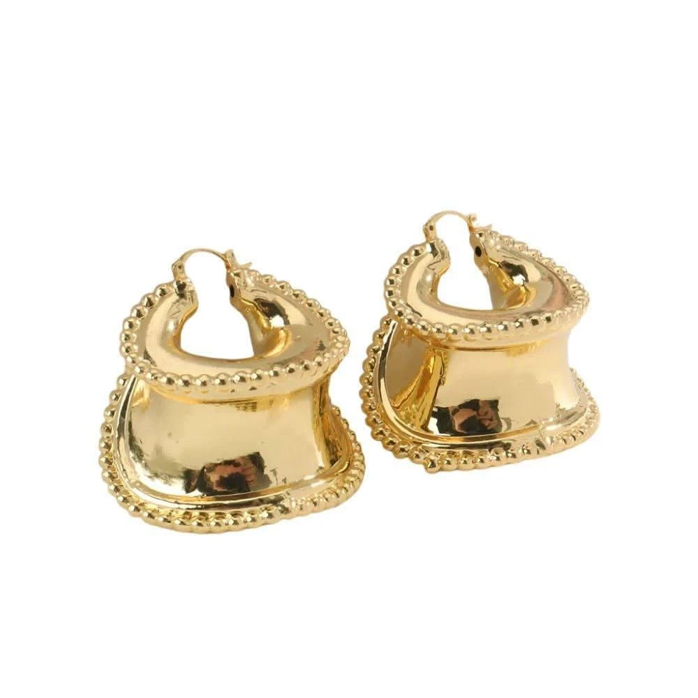 Dubai Earring - Elegant Light Gold | Eleworld store.