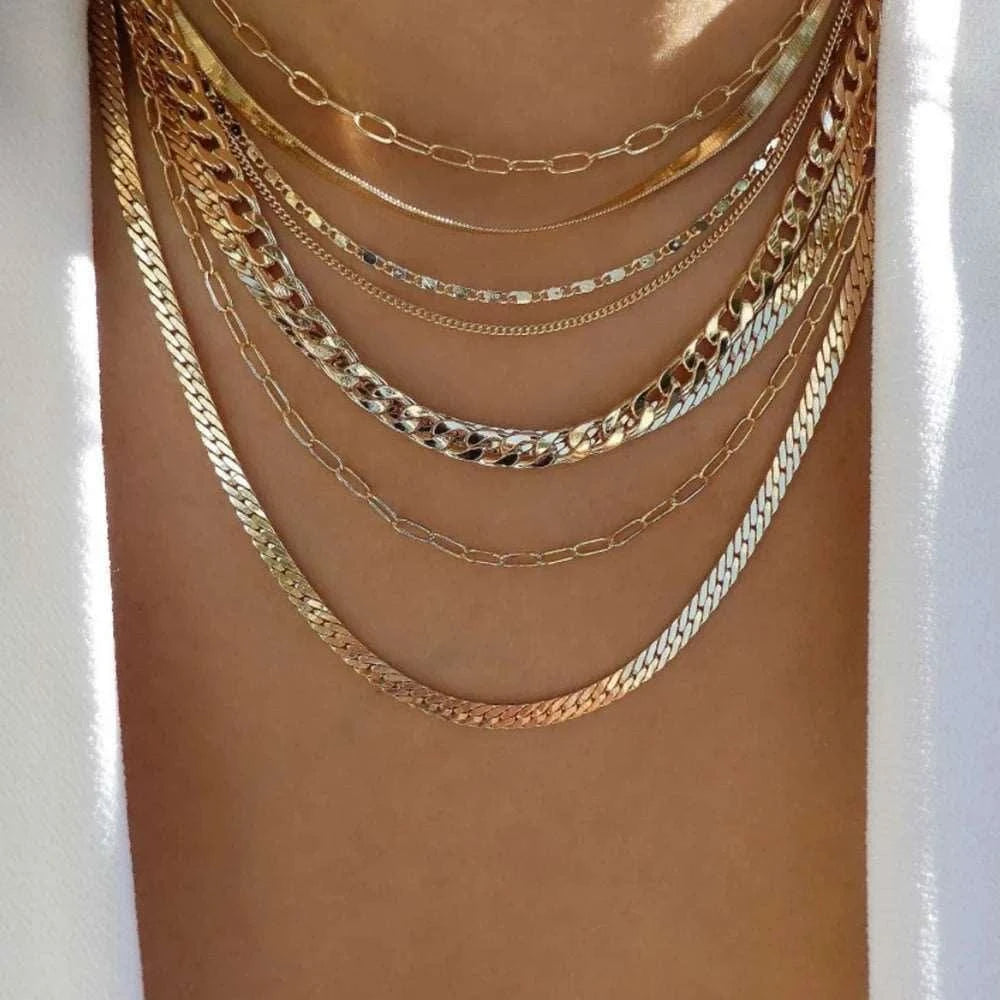 Gold Color Necklace.