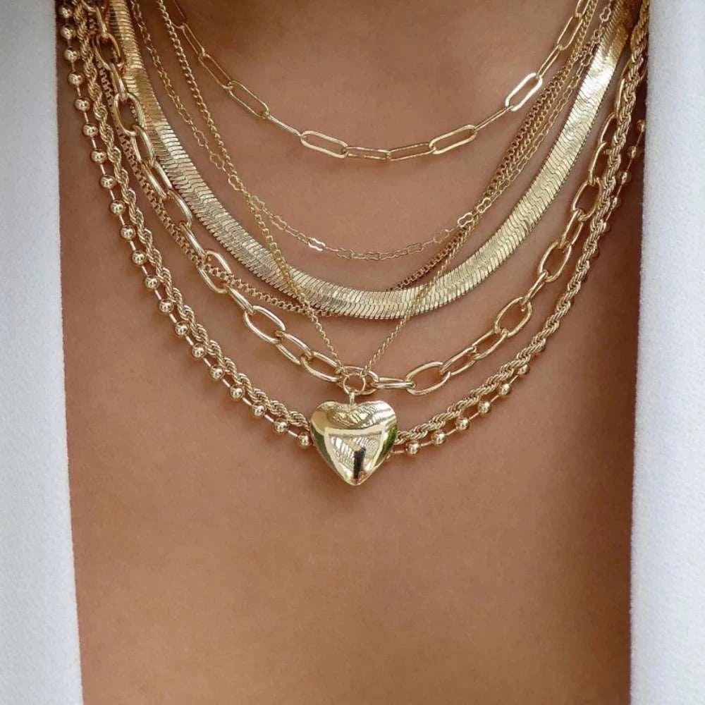 Gold Color Necklace - Eleworld store