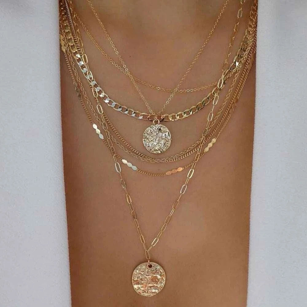 Gold Color Necklace.