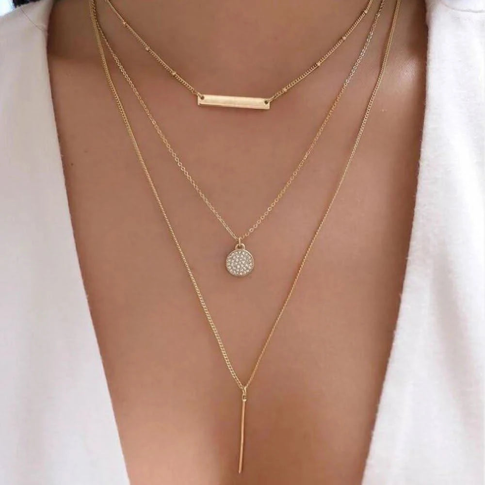 Gold Color Necklace.