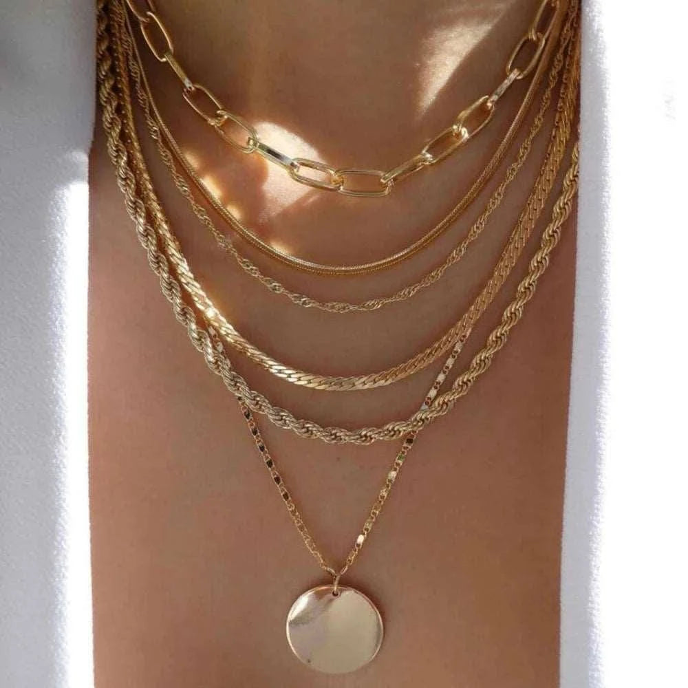 Gold Color Necklace - Eleworld store