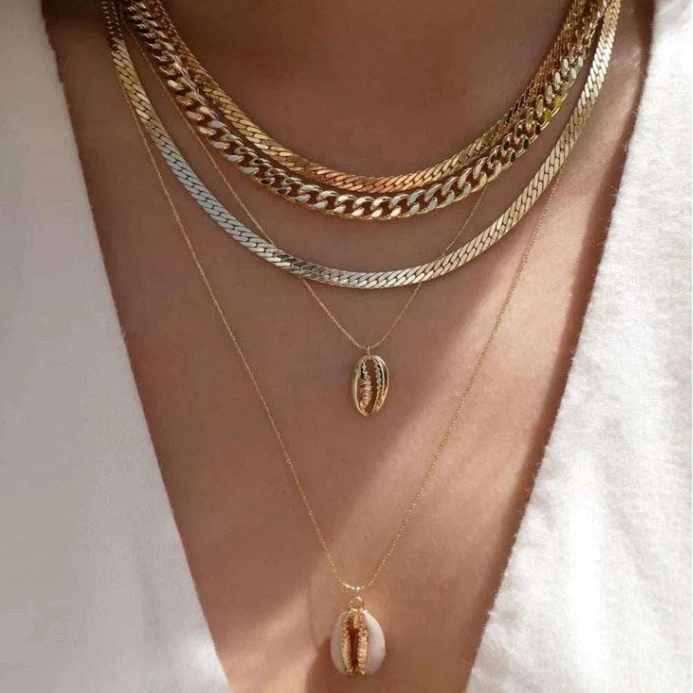 Gold Color Necklace.