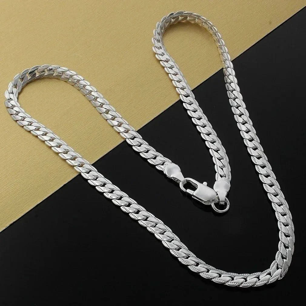 Silver Necklace.