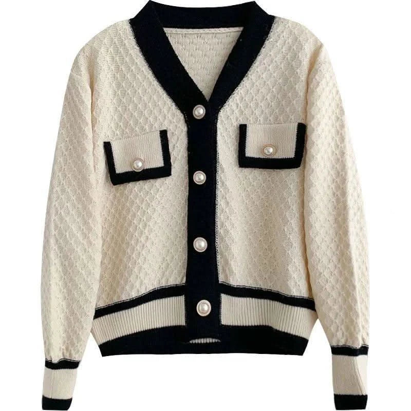 Sweater Cardigans Long-sleeved Knit.