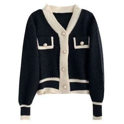 Sweater Cardigans Long-sleeved Knit.